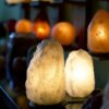 So Well White Himalayan Salt Lamp Natural Cut crystal