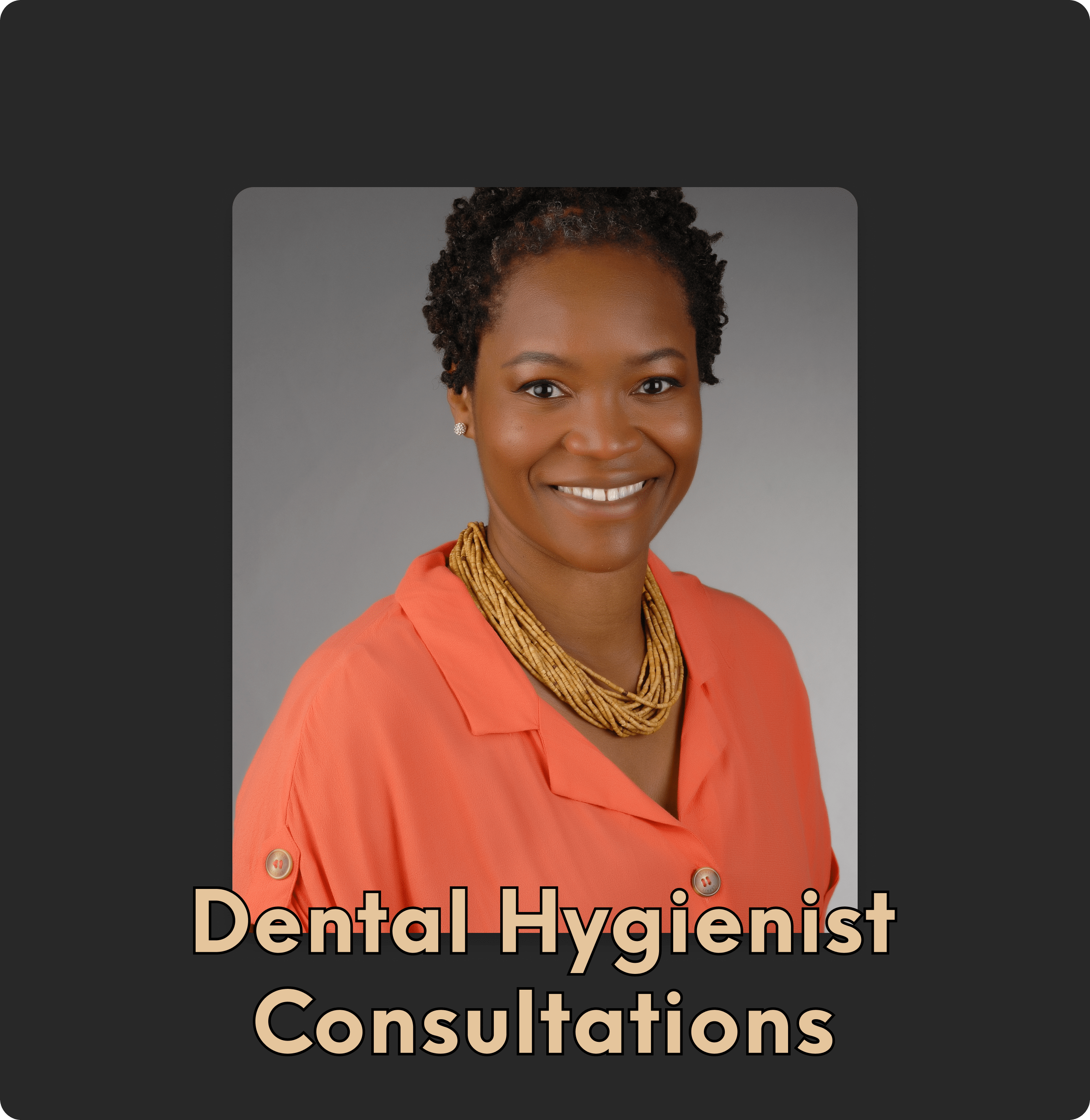 Dental hygienist consultation session