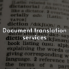 Document Translation Services