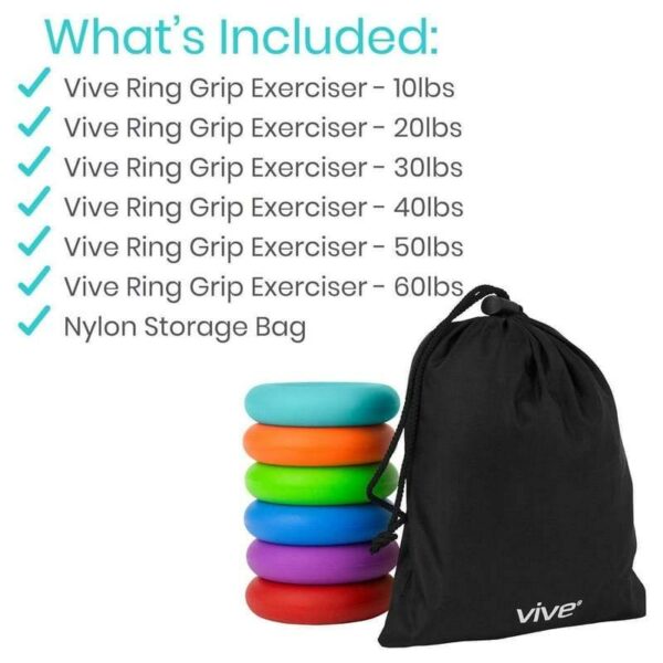 Hand Grip Exercise Rings
